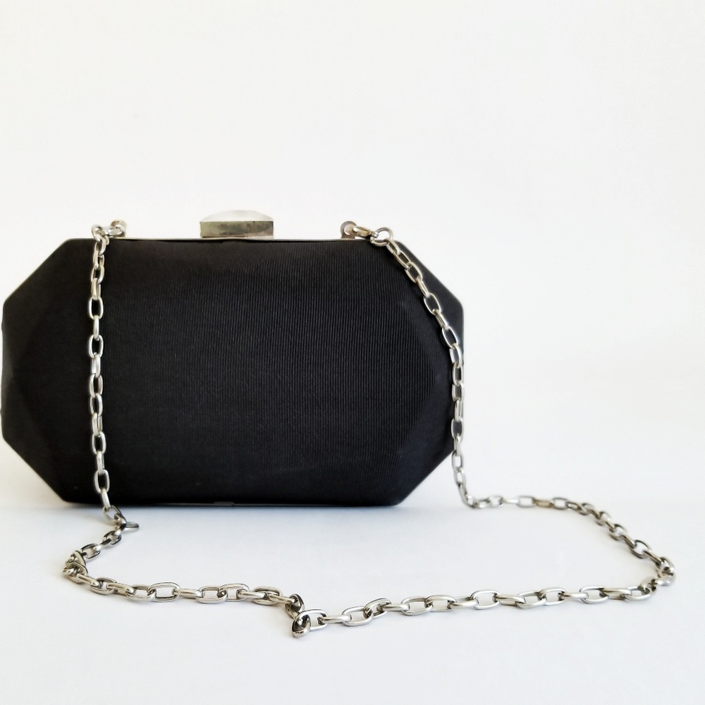 Vintage Black Clutch/ Minaudiere